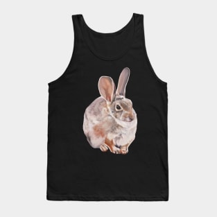 Desert Cottontail rabbit painting (no background) Tank Top